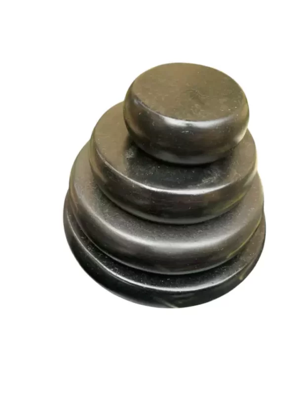 Kit 4 Pedras Quentes Vulcânicas Calibradas Para Massagem