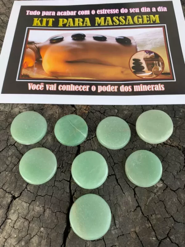 Kit Podal 8 peças Arredondadas para Podologia Quartzo Verde Podal