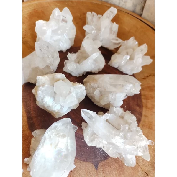 Drusa (Druza) de Cristal Pontas Transparentes