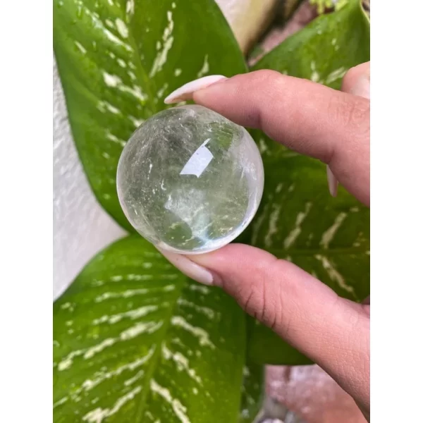 Esfera de Cristal ( Pedra 100% natural, não é vidro nem resina) Bola de Cristal Natural