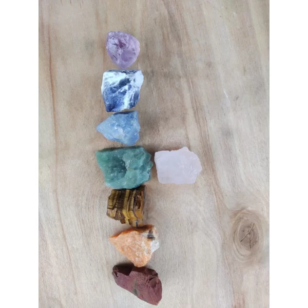 Kit 7 Pedras dos Chakras (Pedras BRUTAS)