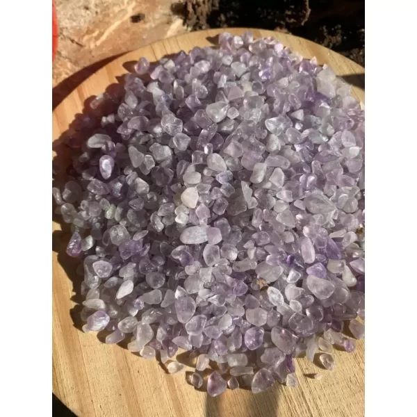 Cascalho de Pedra Natural de Ametista Para Aquário Artesanato Orgonite e Mandala