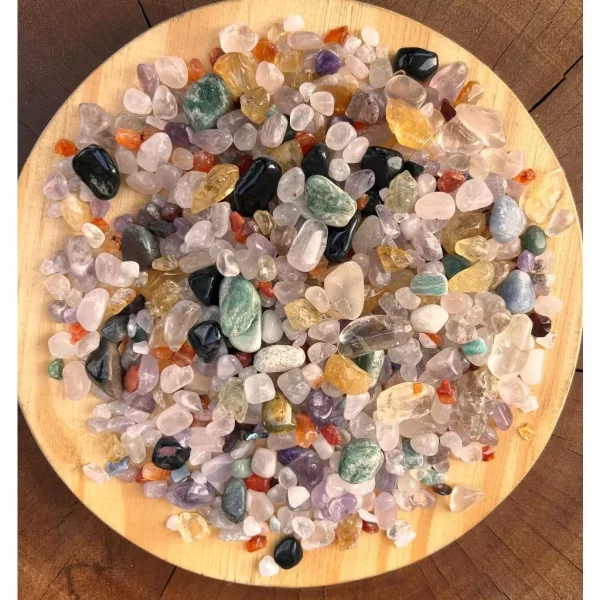 Cascalho De Pedras Roladas Naturais Mista