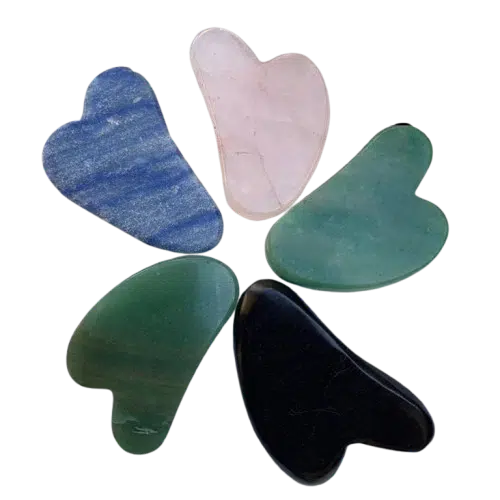 Gua Sha Massageador Facial Pedra Natural