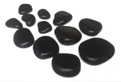 Kit 7 Pedras Quentes Vulcânicas Para Massagem
