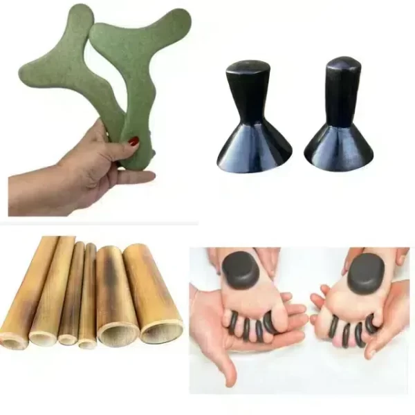 Kit Massagem 8 Podal + 2 Cogumelo + 6 Bambuterapia + 2 Pantala